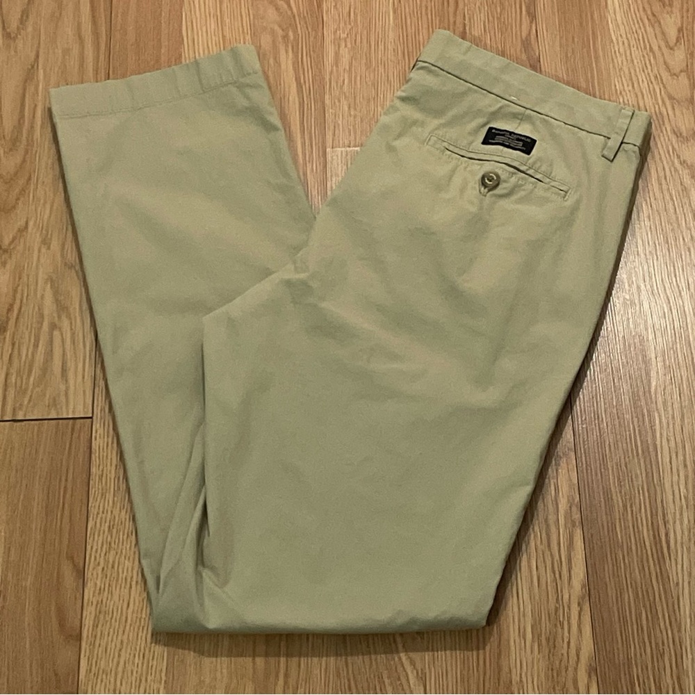 Banana Republic Men’s 34x34 (34x31) Aiden Chino Pants Beige Preppy Office